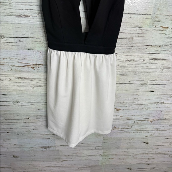 Sparkle & Fade Black and White Mini Dress urban outfitters size small - Picture 2 of 6